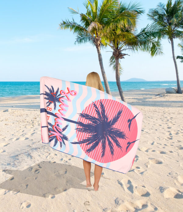 Summer Vibes Printed Beach Towel